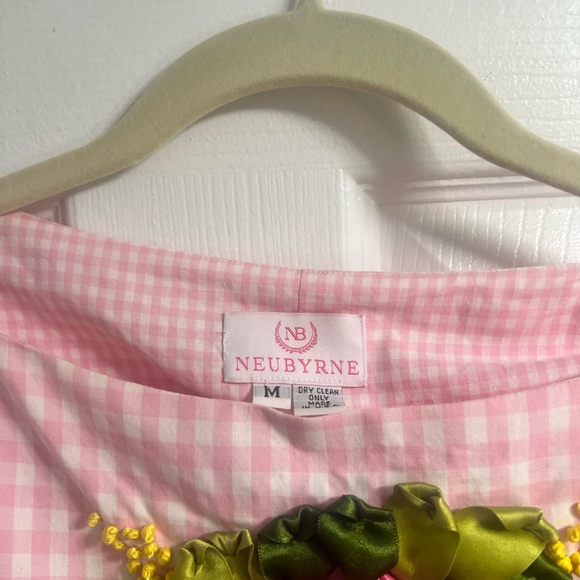 Pink Gingham Statement Dress - Picture 9 of 11